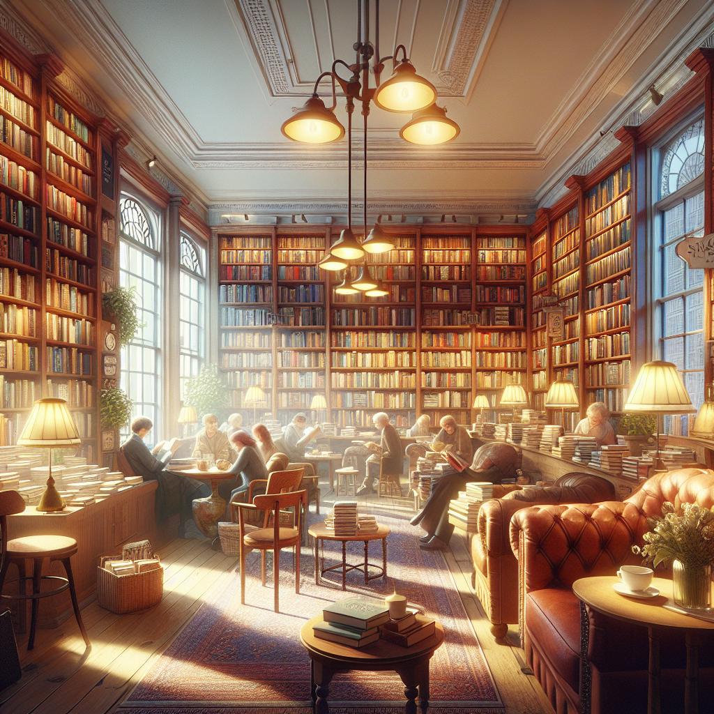 An intimate local bookstore