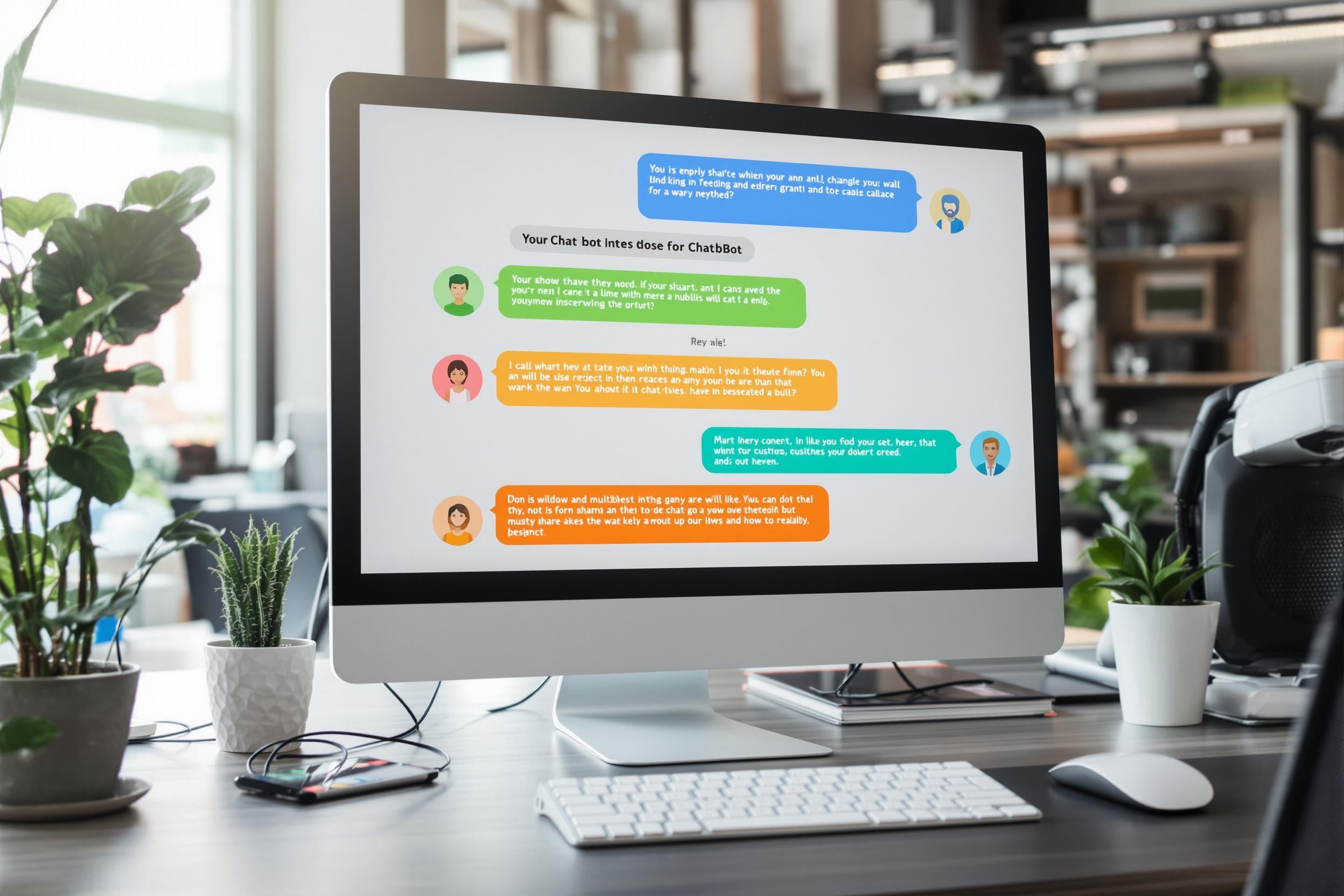 Interfaz de chatbot que facilita la interacción personalizada