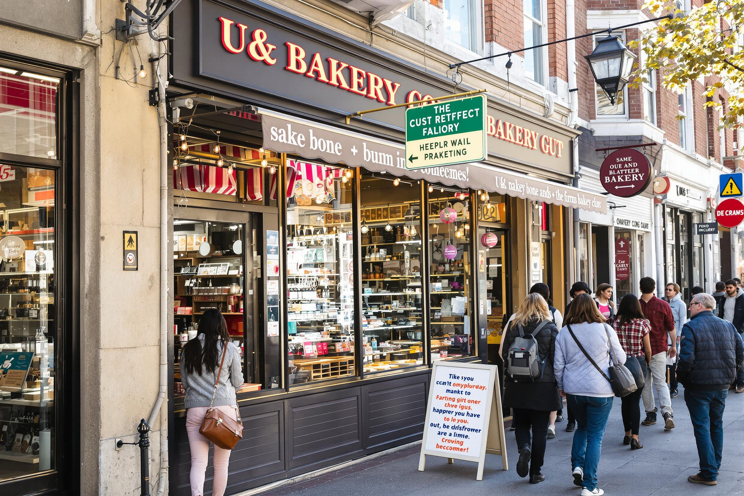 Bakery with positive customer reviews