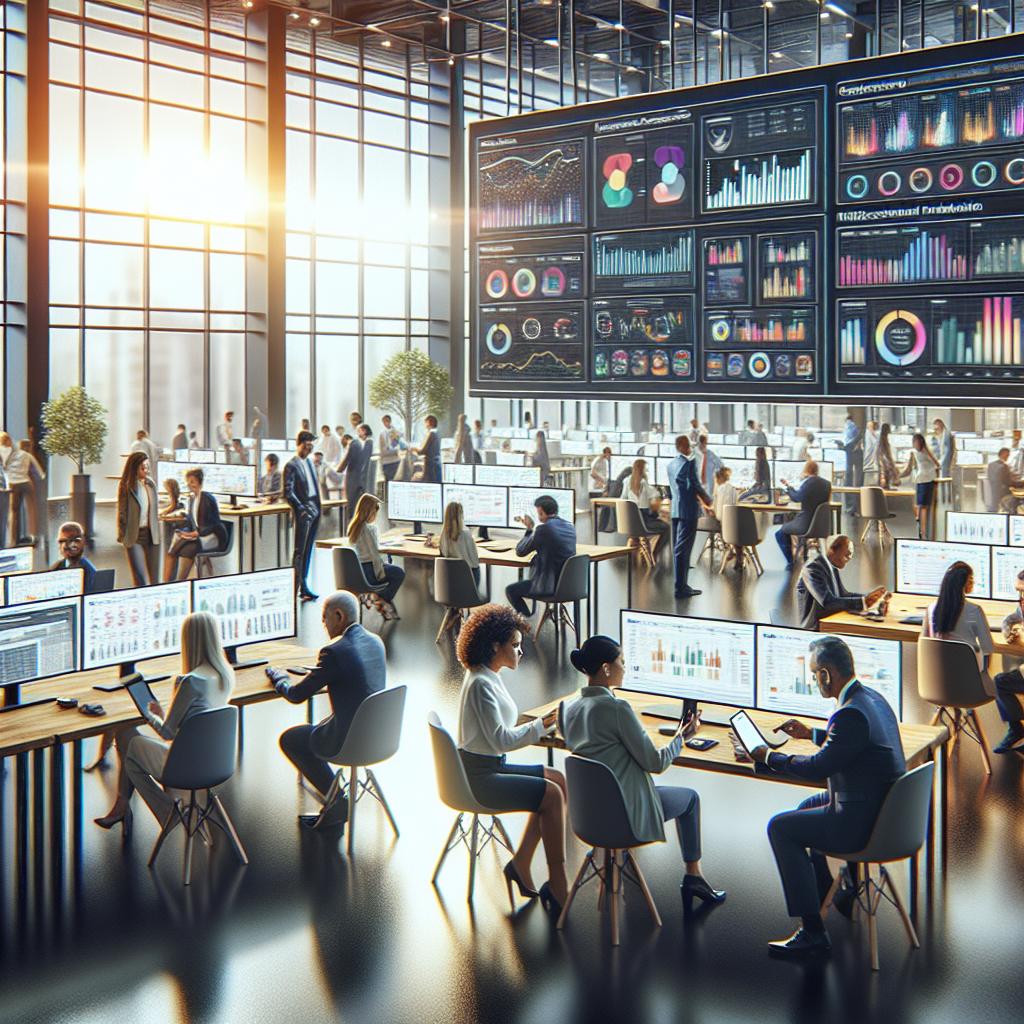 Équipe engagée dans des processus de rétroaction omnicanaux