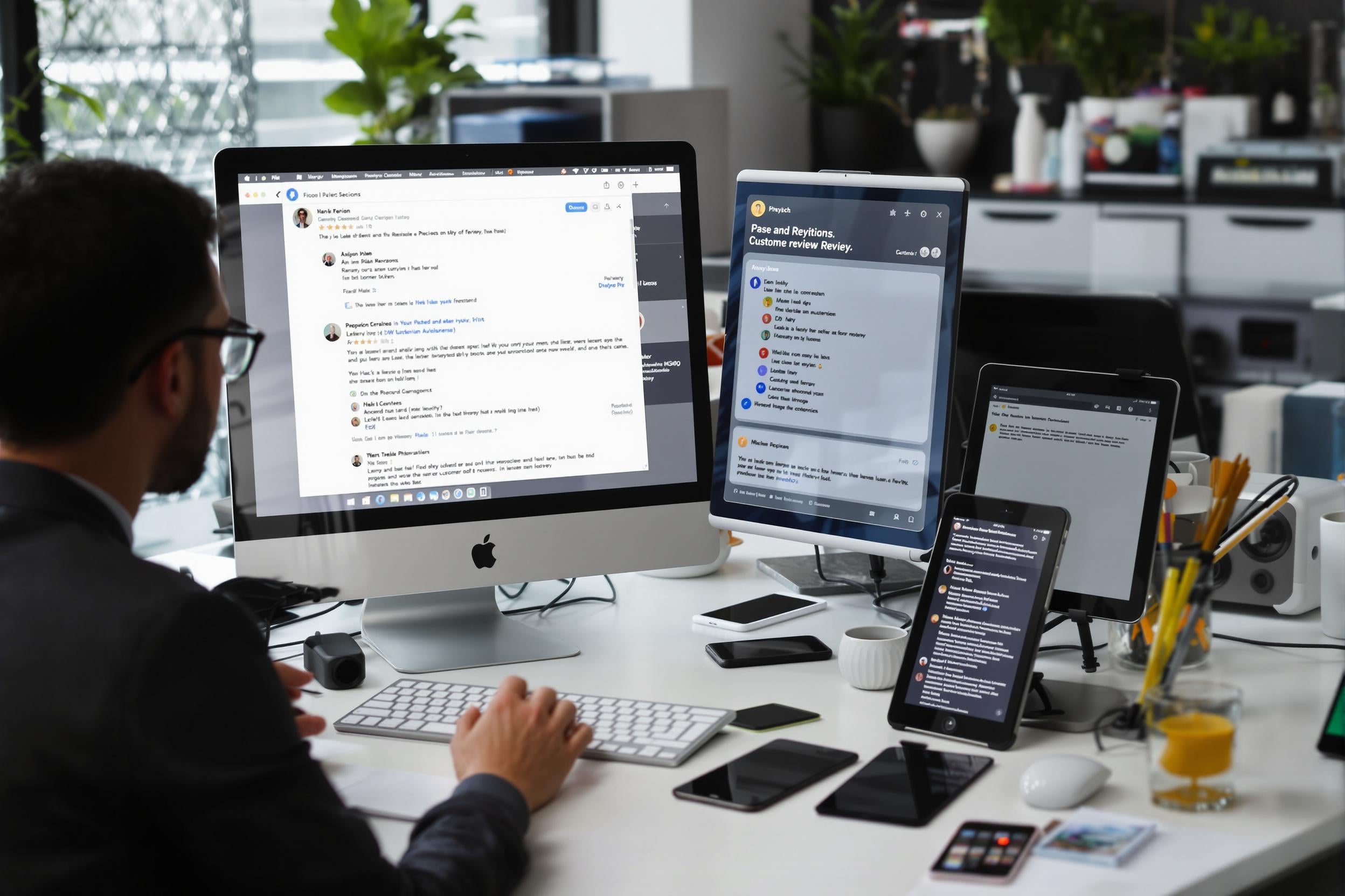 Multi-channel review management