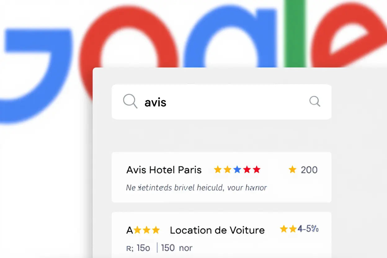 Affichage des étoiles et notes dans les résultats Google