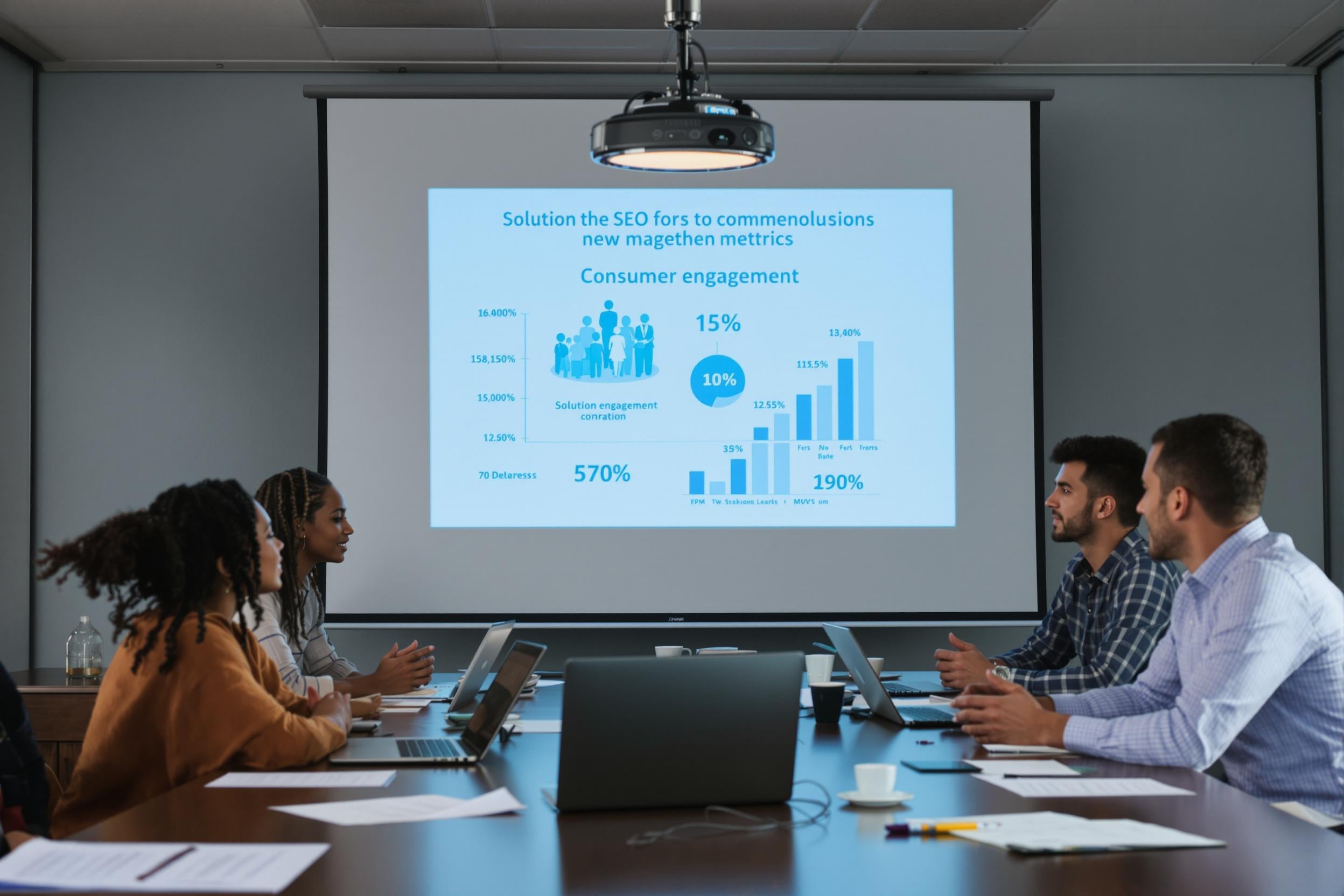 Une réunion dynamique axée sur les stratégies SEO