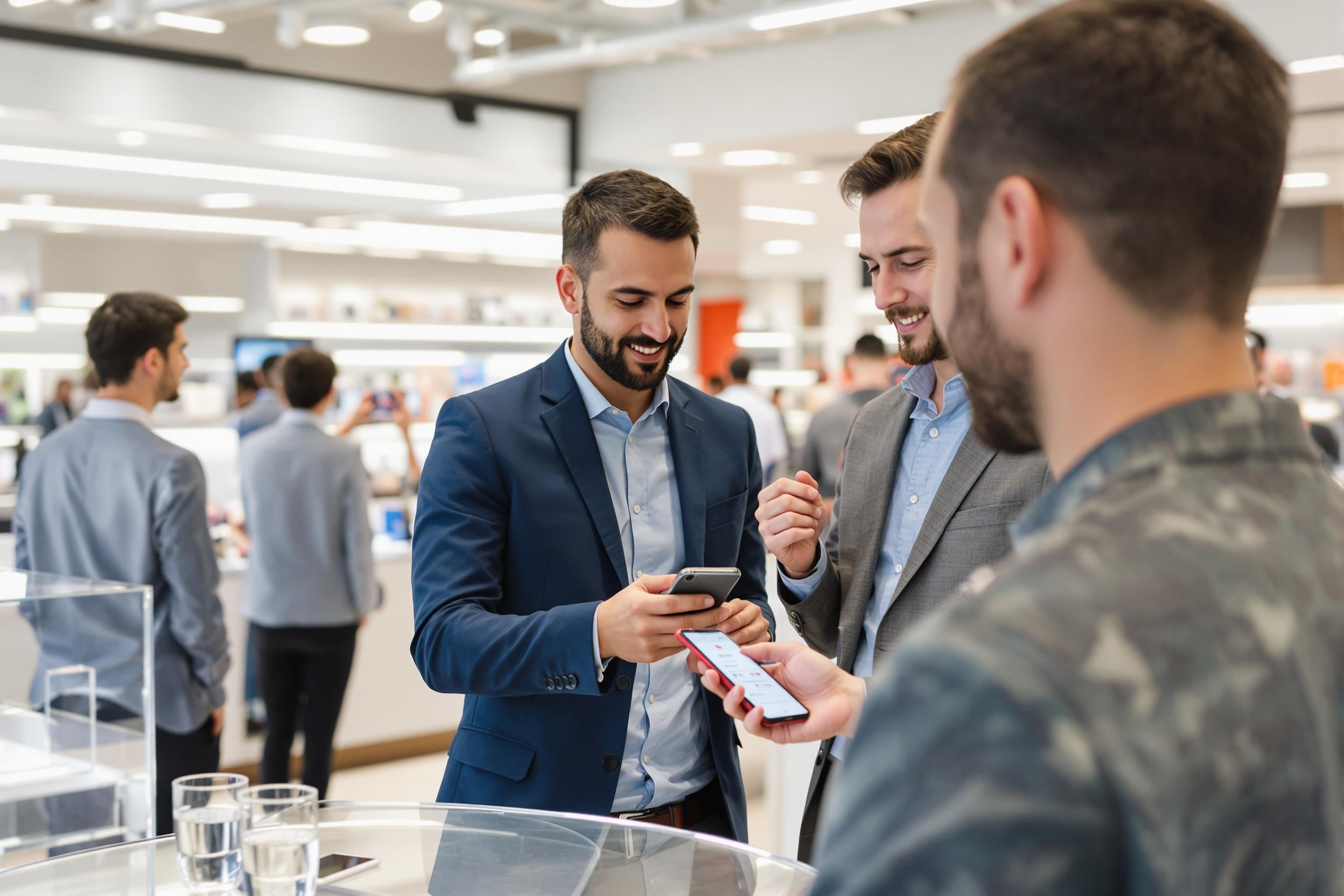 Clients satisfaits laissant un avis