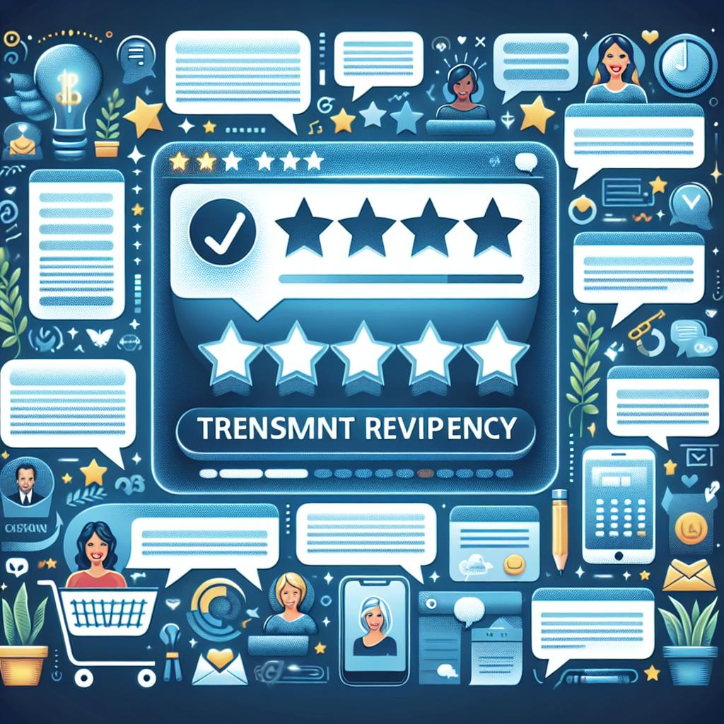 transparencia en las reseñas de los clientes