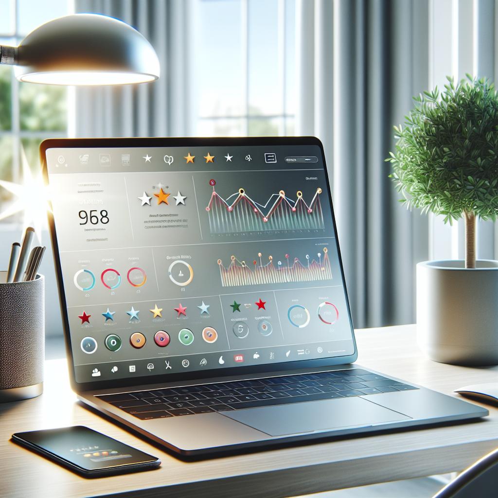 Interface de gestion d'avis en ligne