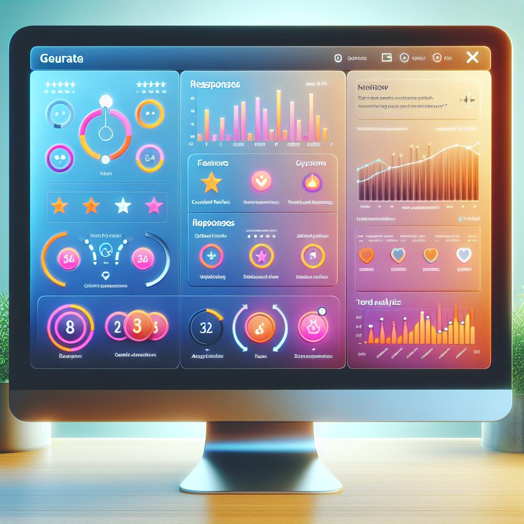 Interface de gestion d'avis clients