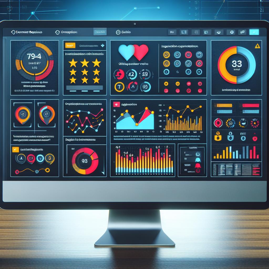 Interface moderne de gestion des avis clients