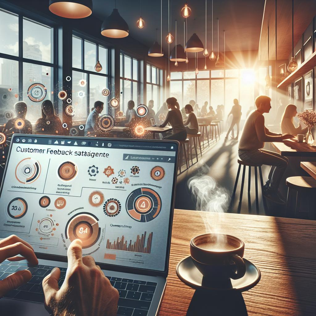 Interface d'une plateforme de gestion d'avis client