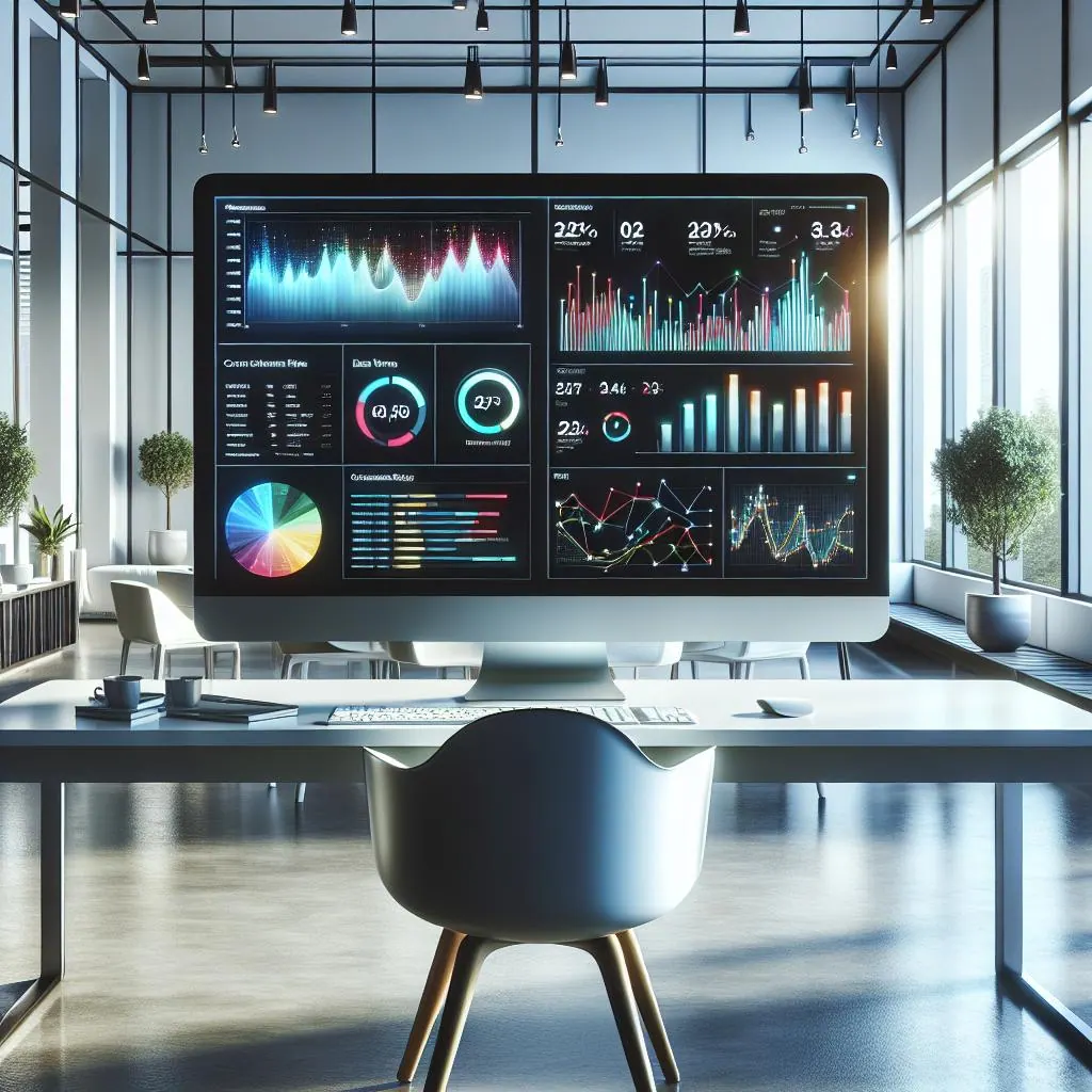 Analytics dashboard screen