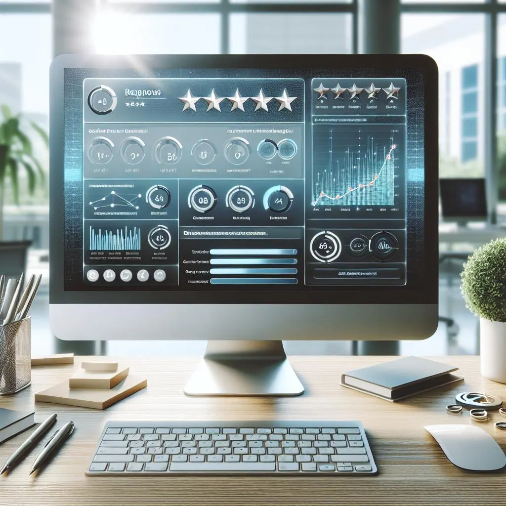 Review management tool interface