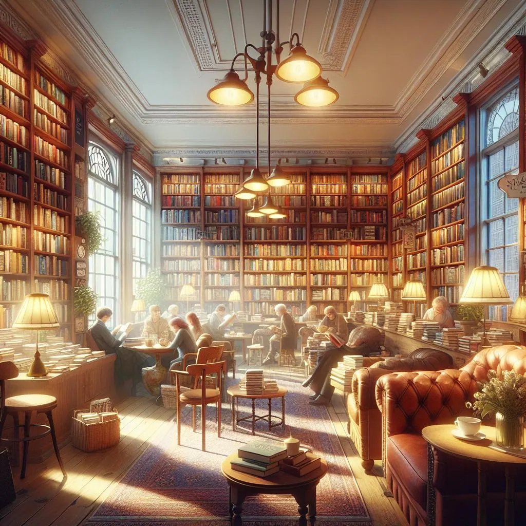 An intimate local bookstore